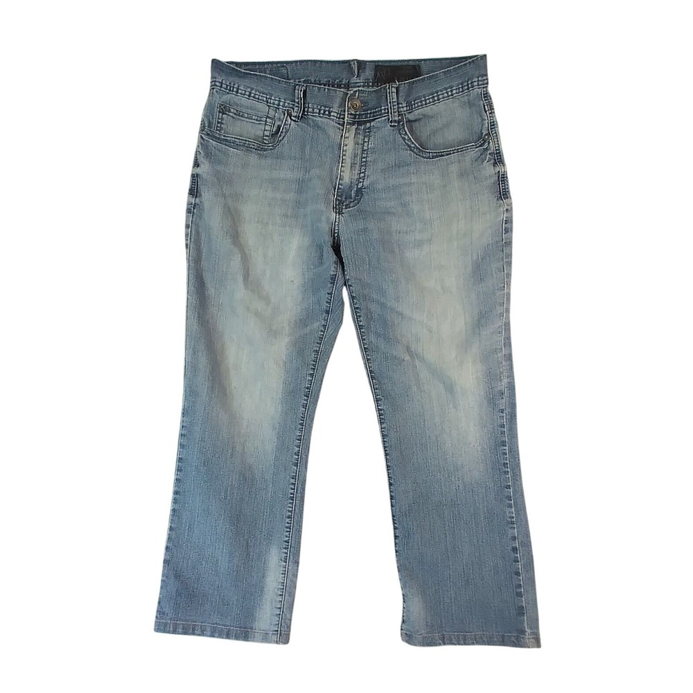 TK Axel jeans men's 36x 27 relaxed fit straight blue denim pants
